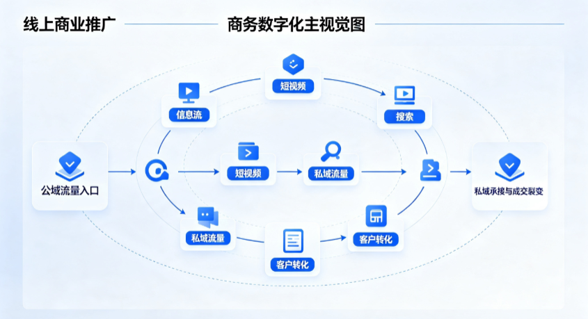 月湖区线上商业推广怎么做？全域流量闭环搭建与低成本转化实战指南